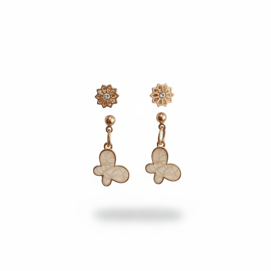 Daisy Monarch Earring Set